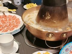 鲜菌清汤铜锅锅-东来顺铜锅炭火涮肉(上地华联店)