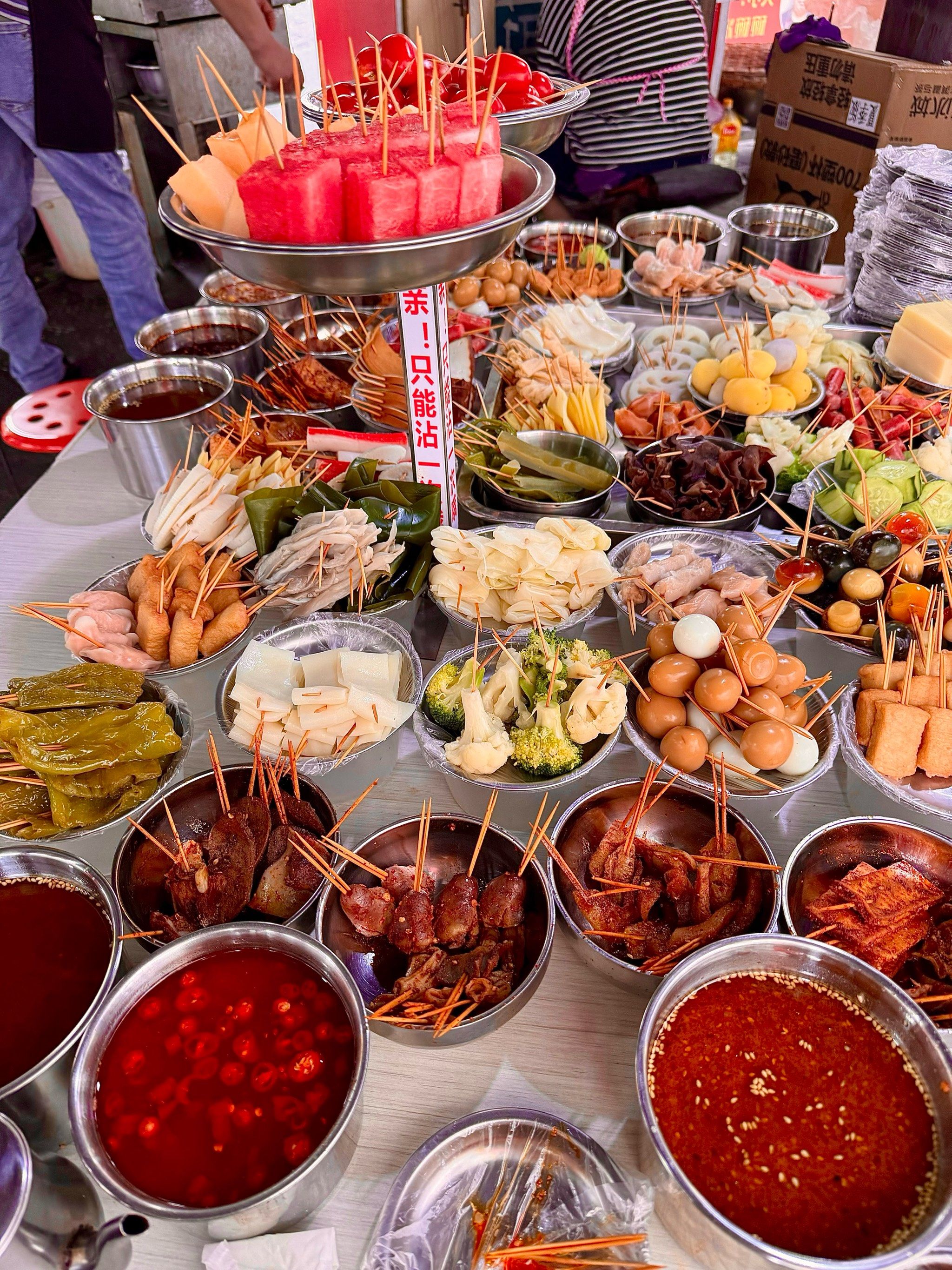 江油必吃的冷沾沾我第一次体验