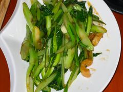 生炒猪油渣菜心-金穗园·砂锅粥.醉鸡煲火锅(长寿路店)