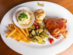 德式脆烤猪膝配酸菜土豆泥-巴伐利亚啤酒坊(意式风情街店)