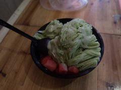 雪花冰（抹茶味）-串妹花式冰粉(乐山总店)