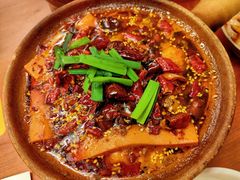砂锅油泼毛血旺-罗妈砂锅(四川成都奎星楼店)