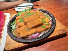 铁板鲍鱼汁自制豆腐-阿榕小厨(丈八一路店)