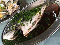 清蒸海鱼-红月湾海鲜饭店•沙滩海景(双月湾店)