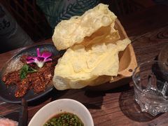 炸豆皮-老牌坊云南鱼豆花火锅(嵩山店)