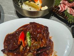 -草家酱蟹炭火烤肉店(珲春南路一店)
