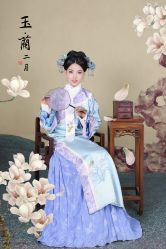-后宫·古装汉服京剧儿童亲子全家福摄影