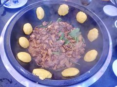 铁锅炖鸡-渔文乐农庄