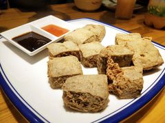 干炸臭豆腐-丁记盐蘸牛肉·新杭菜(河东路店)