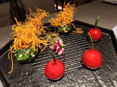 樱桃鹅肝拼松籽菠菜-玉玲珑·里舍(万象城店)
