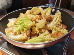 干锅花菜-小菜园新徽菜(芜湖万达店)