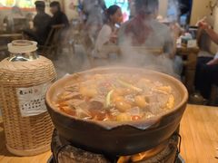 七彩泡椒牛腩牛杂煲-夜椒瑶·广西大排档(八卦岭店)