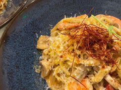 芝士蘑菇鲜虾意大利面-BE BRIGHT KITCHEN(正佳广场店)