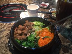 烤鸡腿肉石锅-猪啊牛呀羊啊铜盘烤肉(正大广场店)