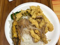 椒盐排条盖浇饭-富源春面馆(四川北路店)