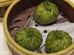 绿色山海饺(荠菜,扇贝柱)-东方早茶 海鲜•青岛菜(国信体育中心店)