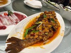 干烧大黄鱼-丰泽园饭店