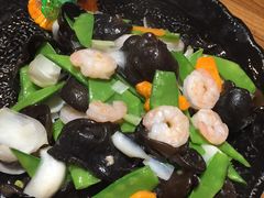 -东来菜馆•手抓海鲜家常菜•海鲜锅贴(鸽子窝店)