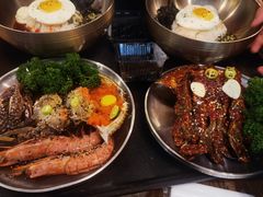 -明洞阿姨·韩式酱蟹烤肉·创意料理(三元桥店)