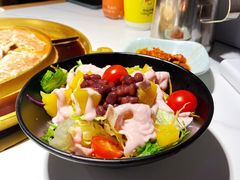 黄桃黄桃沙拉-猪啊牛呀羊啊铜盘烤肉(正大广场店)