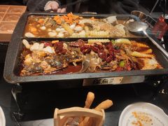 -探鱼·鲜青椒爽麻烤鱼(银泰城店)