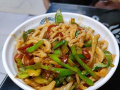 尖椒猪皮炒面-亲贤打卤面(八一街店)