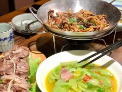 青番茄炒出缸肉-鱼食饭稻·苏浙土菜17年老馆子(平江路店)