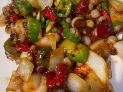 辣炒海灵菇-金达莱冷面百年石锅饭(宾馆胡同店)