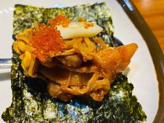 海苔-红辣椒八爪鱼特色韩国料理