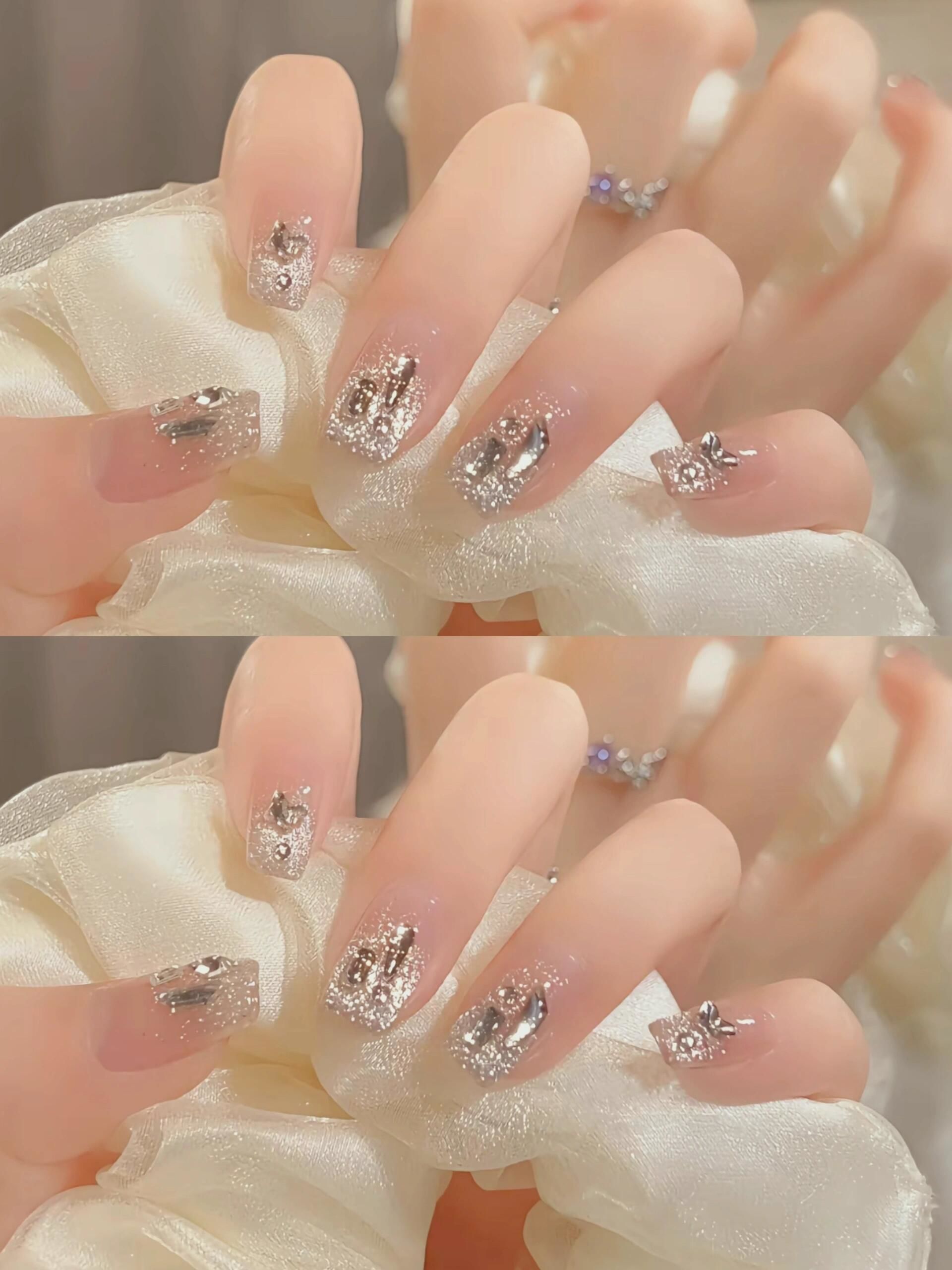 璀璨金边美甲来袭!