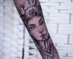 点击看大图 写实藏青海娜手绘-XTATTOO海娜手绘