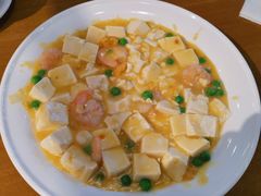 虾仁豆腐-台北楚楚园馅饼粥(虹桥南丰城店)