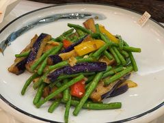 XO酱茄条炒豆角-顺德人家食府(黄金广场店)