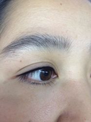 刚完眼线-平萍纹绣韩式半永久定妆