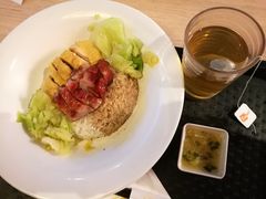 蜜汁叉烧拼白切龙江鸡饭套餐-大家乐(广州中华广场店)
