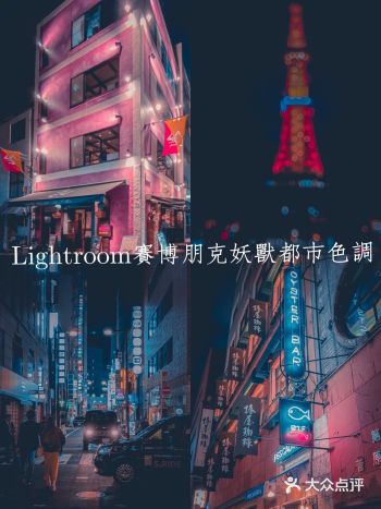 手机调色教你玩转Lightroom赛博朋克风格