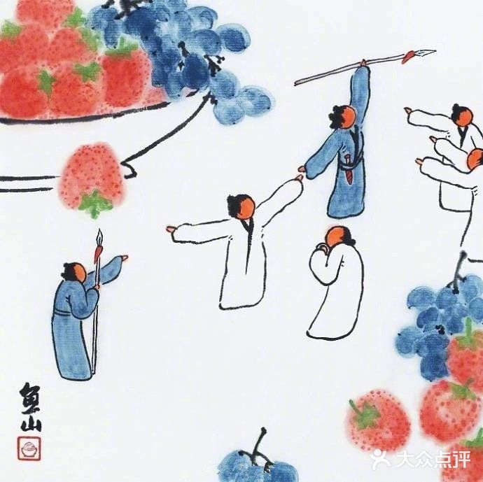 国画作品：小清新的国画作品欣赏[糖果][糖果]