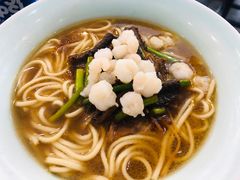 虾爆鳝面-奎元馆.百年奎元.非遗传承(西湖边的解放路店)