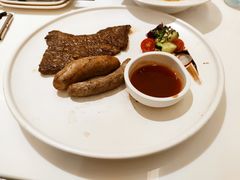 德国香肠拼牛扒-百草堂餐厅