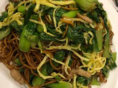 鸡毛菜肉丝炒面-徐记私厨(半淞园路店)