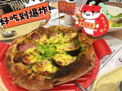 贝贝南瓜香肠披萨-爱欢洗ifunwash(北辰店)