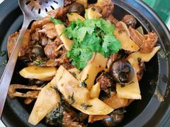 石锅焗扇骨-金掌勺·锅包肉(广渠门店)
