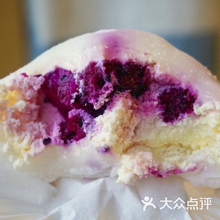 弥乐甜品红心火龙果雪媚娘图片-北京甜品饮品-大众点评网