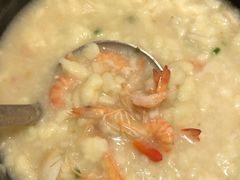 鲜虾疙瘩汤-蓝珊甄选海鲜自助·火锅大排档(近阿那亚店)