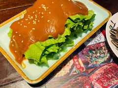 麻酱油麦菜-江边城外烤全鱼(方庄店)