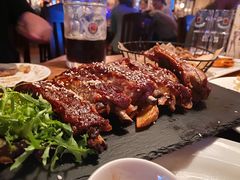 烤美式BBQ猪肋排-宝莱纳啤酒花园餐厅PAULANER BRAUHAUS Nanjing(广州路店)