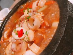 石锅烧鱿鱼筒-茉莉餐厅(包河万达店)