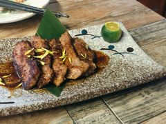 秘制黑蒜汁石烧香草牛肉-熊藏居酒屋(kkone店)