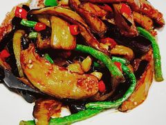 茄子豇豆-鸡毛店·川菜(双楠店)