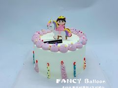 -卡比儿童蛋糕·心意定制·低脂零卡糖动物奶油FancyBALLOON(滨海店)